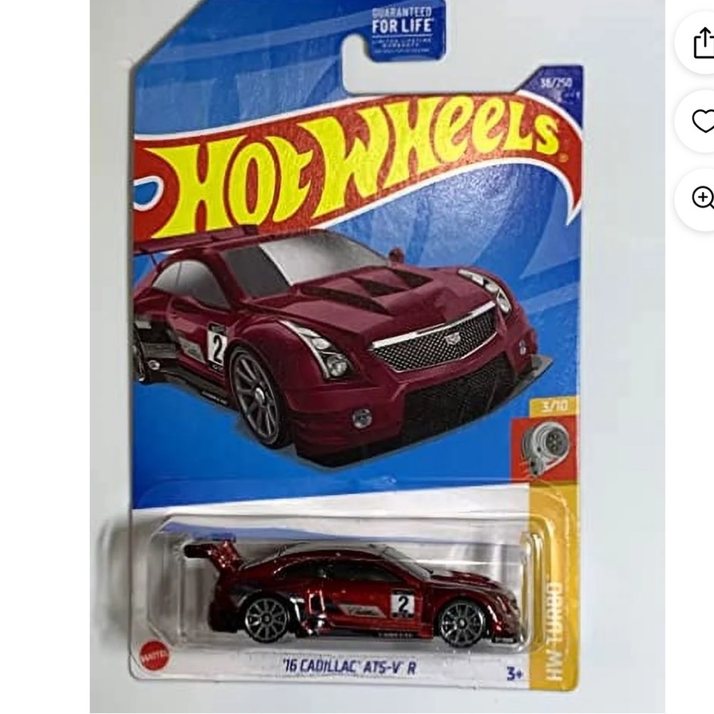 Hot Wheels '16 Cadillac ATS-V R (Red) 2022 HW Turbo